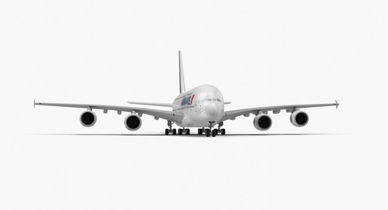 Airbus A380-1000 Air France 3D